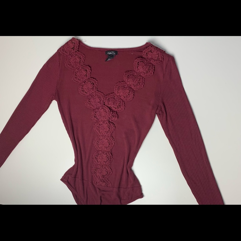 Maroon long sleeve